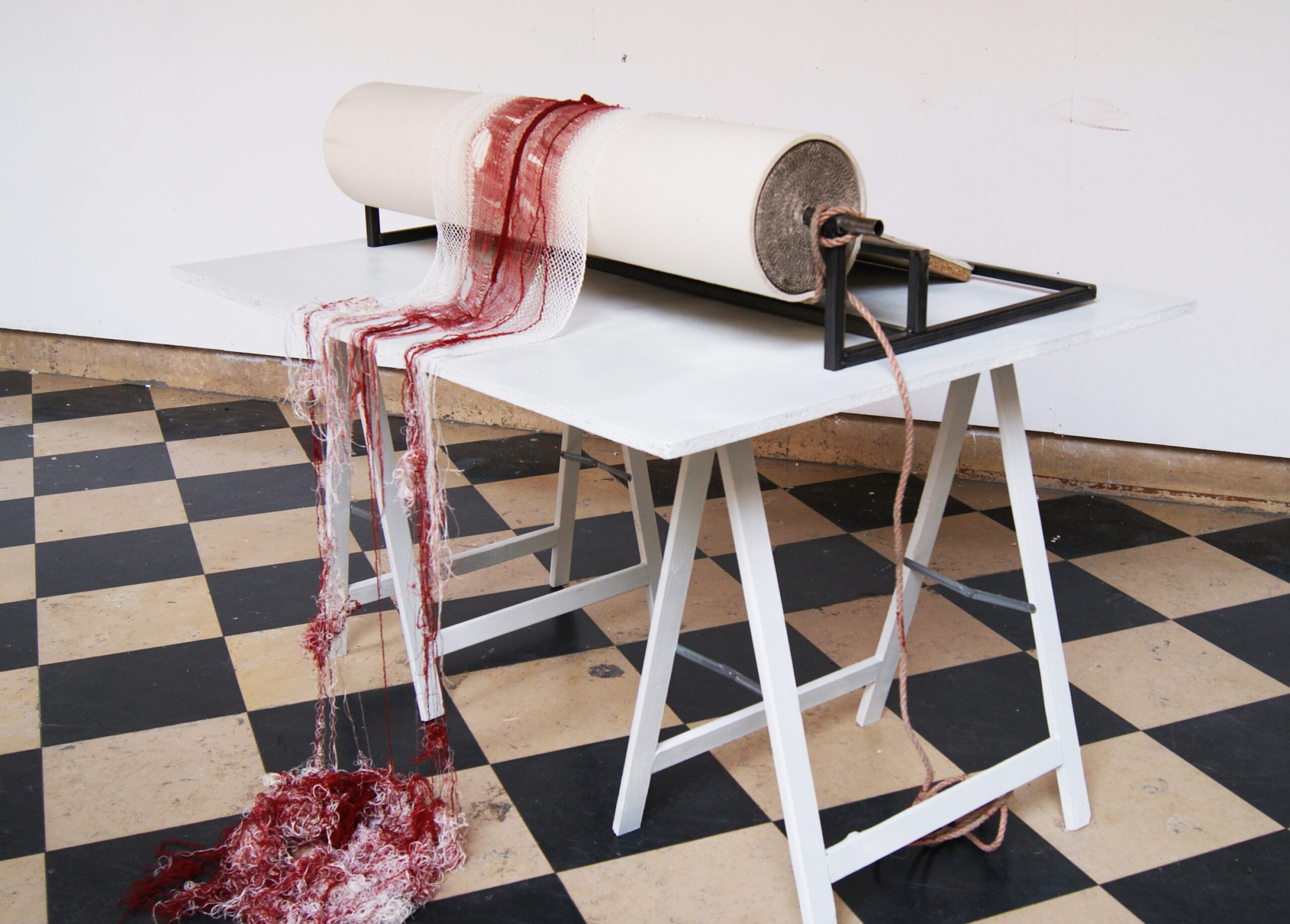 Obsolescence, 2018 Sculpture textile de gladys sauvage